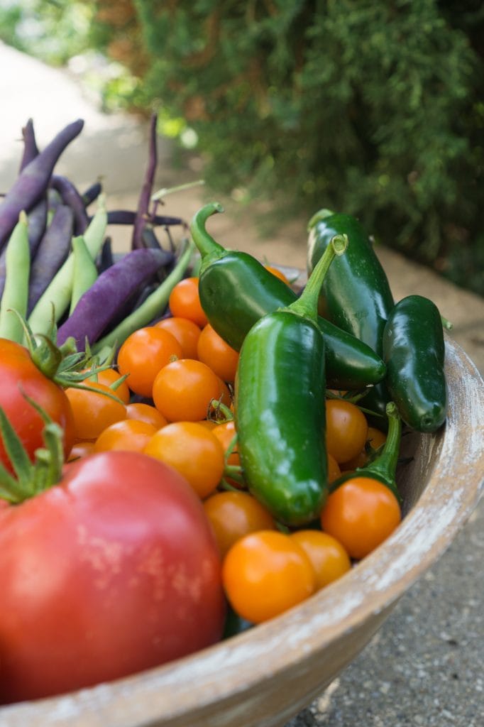 Vegetables Grown with Composting