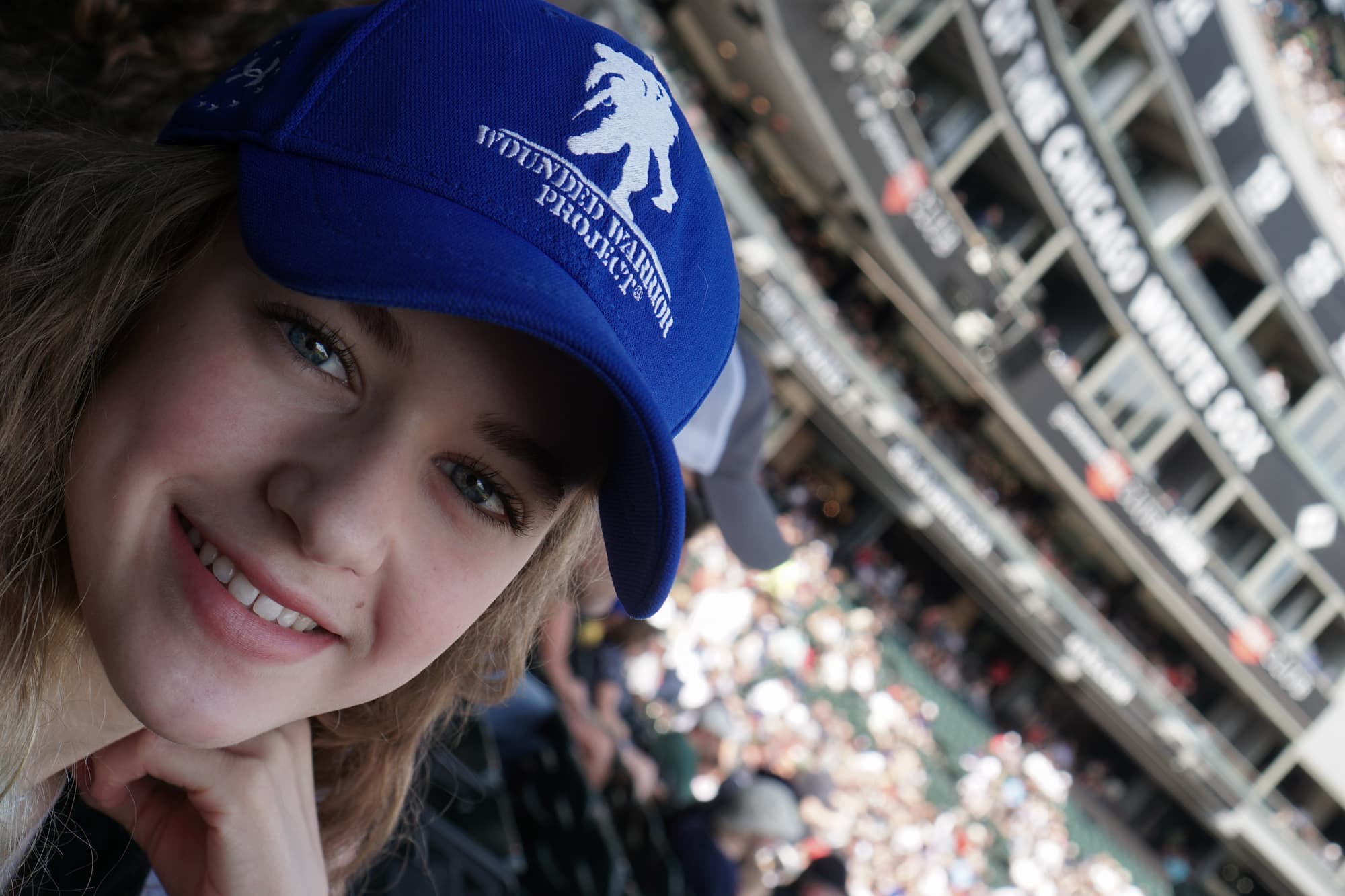 Abigail White Sox Game after SIBO