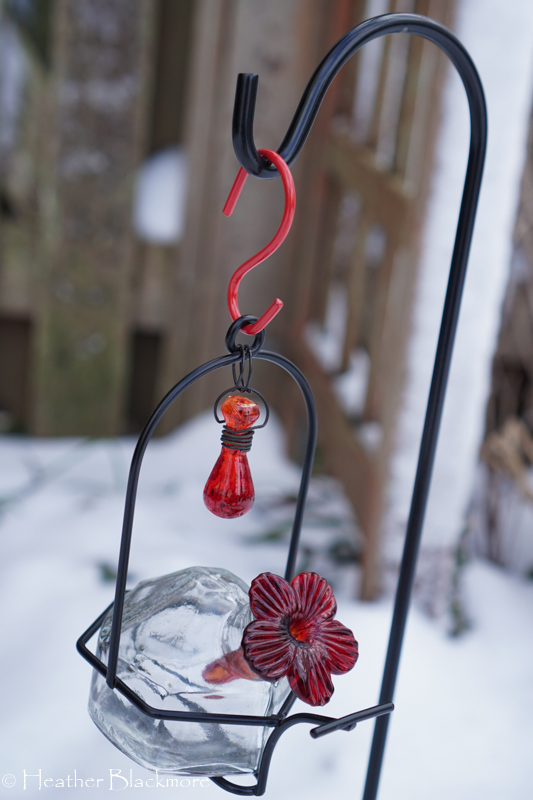 Hummingbird feeder