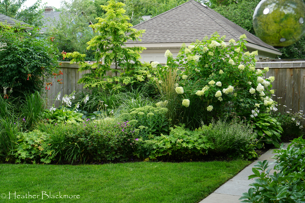 Corner garden