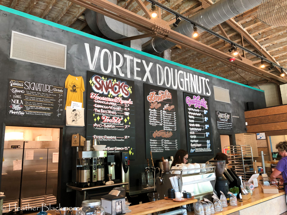 Vortex Doughnuts menu