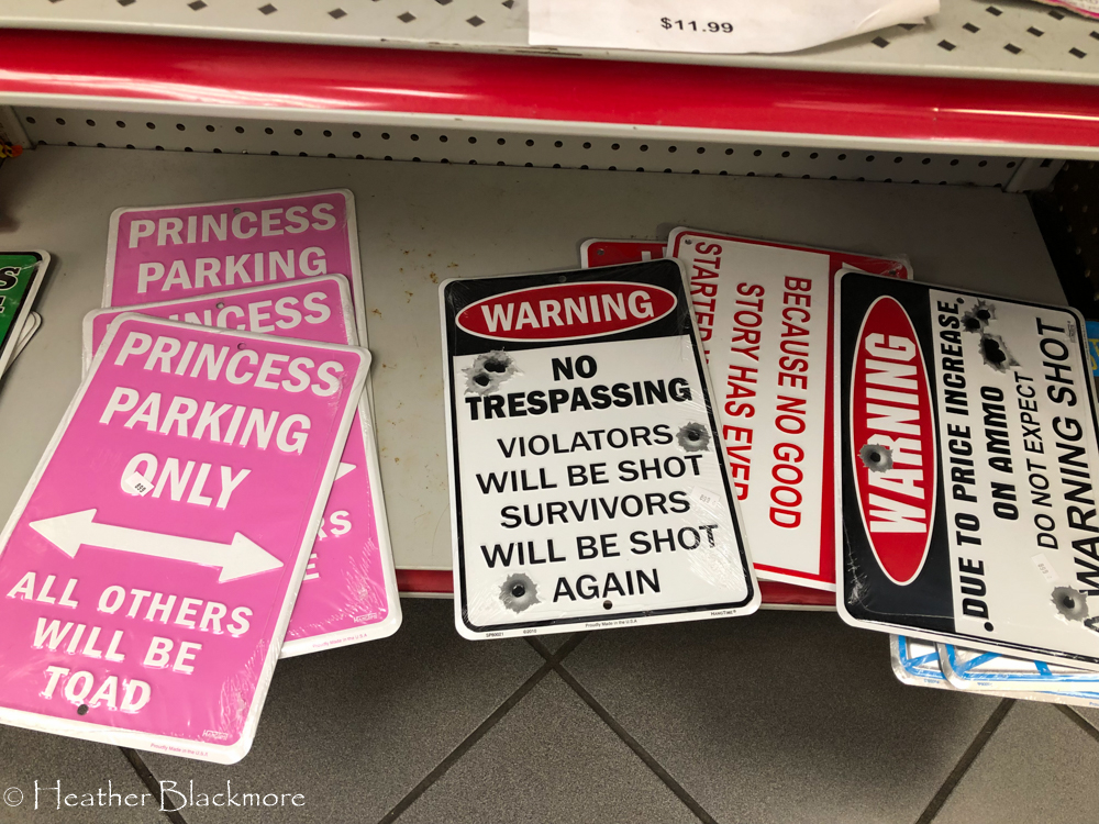 gas station signs