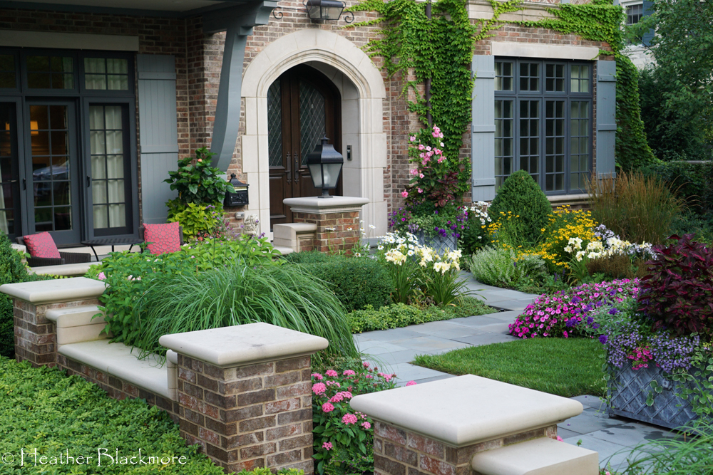 walkway through front yard garden