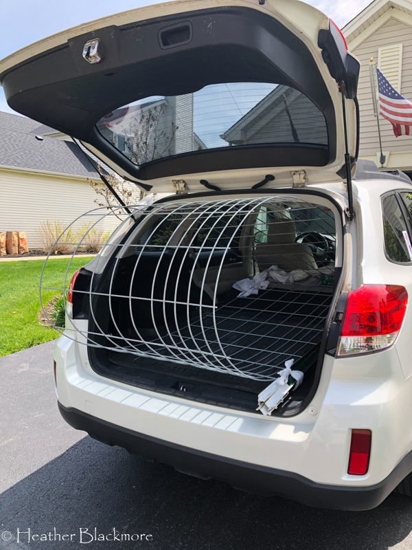 hog panel in car