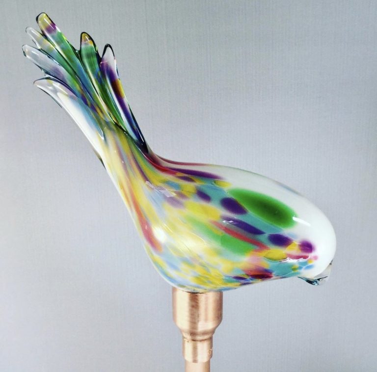 caste glass bird