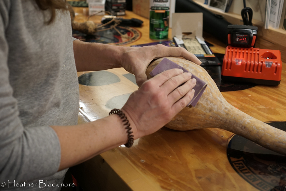 sanding gourd