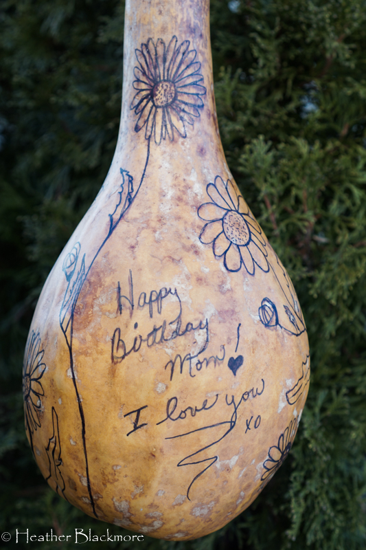 Message on gourd