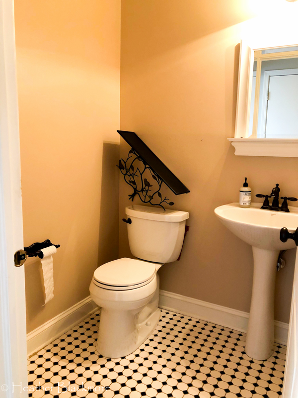Powder Room before