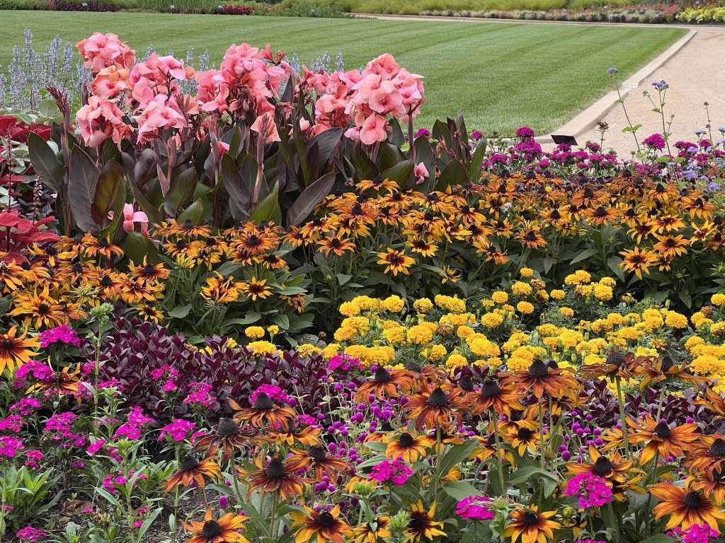 Ball Hort flower border